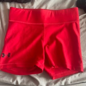 Red Under Armour Spandex